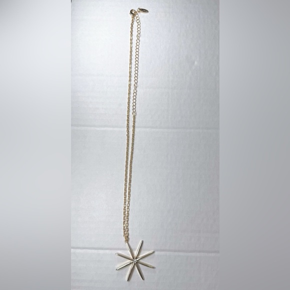 Ettika Gold Necklace Star Pendant Cubic Zirconia Adj Length 15-21” Regencycore - Picture 1 of 5